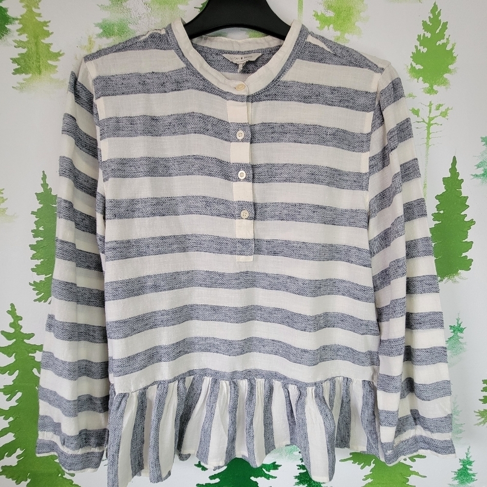 Lucky Brand Long Sleeve Peplum Top.